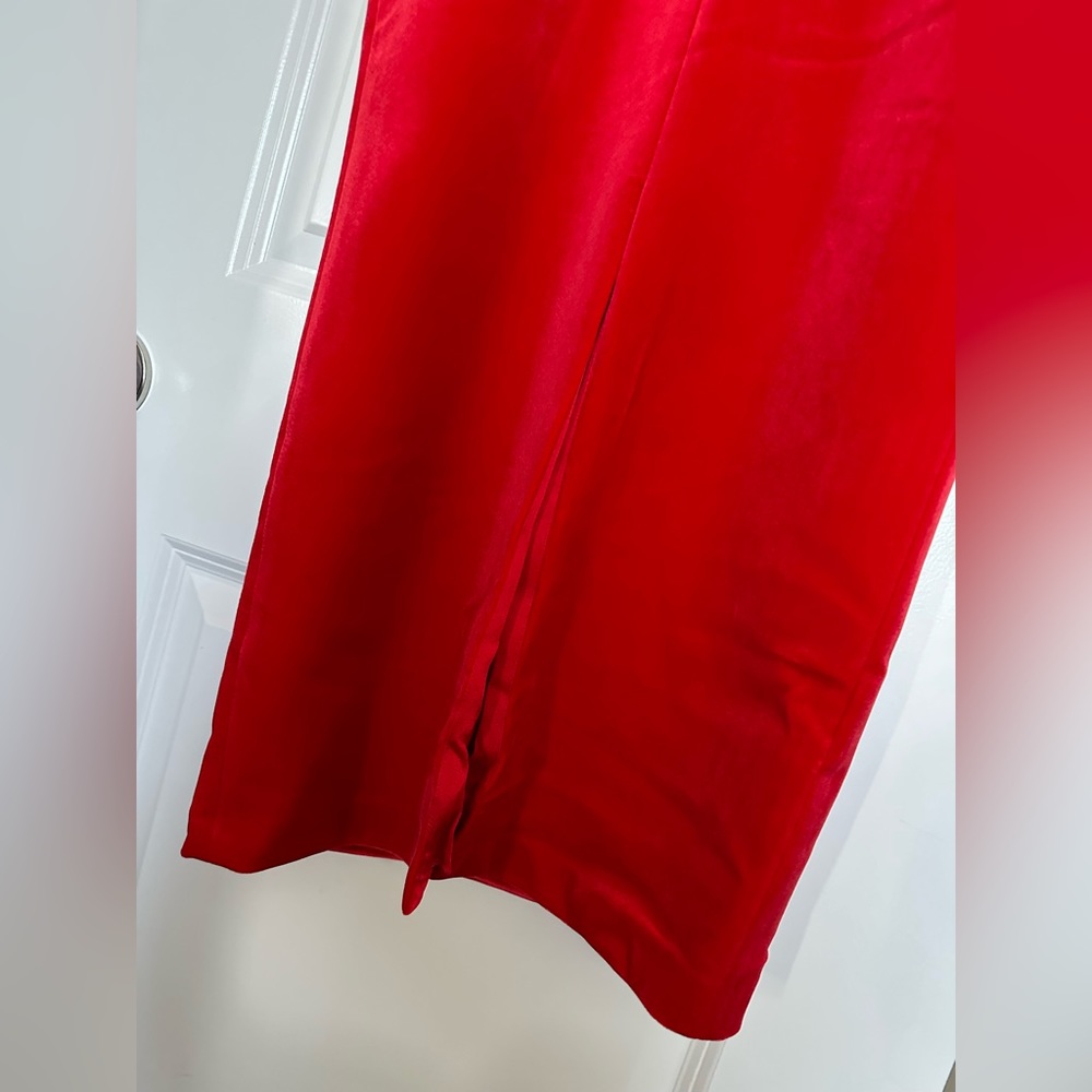 Velvet midi dress - Picture 10 of 11